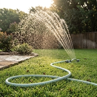 Tuyau d'irrigation par aspersion extérieur 1/2 pouce, tube d'irrigation goutte à goutte, lignes d'irrigation écologiques et économiseuses d'eau pour le jardinage