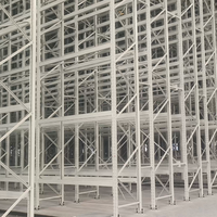 Estructura de Almacenamiento de Acero/Metal de Alta Resistencia, de 5 Niveles, con Acceso por Lotes y Control Programable, para Depósito de Herrajes de Precisión y Almacén Automatizado