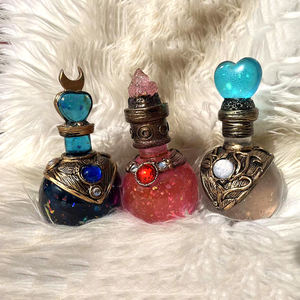 Botella mágica <span class=keywords><strong>de</strong></span> resina hecha a mano con diseño <span class=keywords><strong>de</strong></span> Ángel Aura y luna <span class=keywords><strong>de</strong></span> cristal, creativa, para Decoración - Product Image 5