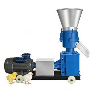 Machine à granulés d'aliments pour animaux de haute productivité pour poulets et vaches, 100 kg/h, moteur électrique en fonte, granulateur d'aliments - Product Image 3