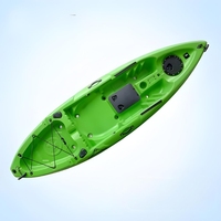Kayak de pêche Double Kayak récréatif épais LLDPE rotomoulé canoë bateau à rames monobloc