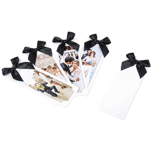 Cornice Magnetica per <span class=keywords><strong>Foto</strong></span> con Fiocco, Cornice Magnetica in Carta Kraft Bianca per Matrimoni - Product Image 2