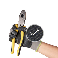 Gants de travail 3M en gros, antidérapants, résistants à l'usure, haute dextérité, enduits de nitrile, option résistante aux coupures, EPI, protection des mains