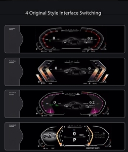 Painel de Instrumentos <span class=keywords><strong>Digital</strong></span> LCD de 12 Polegadas 4 Núcleos, Velocímetro de Combinação <span class=keywords><strong>Digital</strong></span>, Compatível com BMW Série 3 F30 F31 F34 F35 e F32 F33 F36 - Product Image 2