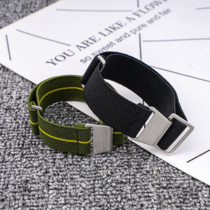 18Mm 20Mm 22Mm 24Mm Chất Lượng Cao Móc Phong Cách Nylon Watchband Vải Có Thể Điều Chỉnh Màu Sắc Đôi Thông Minh Dây Đeo Đồng Hồ - Product Image 6