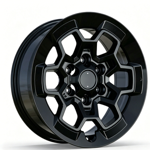 工厂 OEM 定制全新 <span class=keywords><strong>16</strong></span> 英寸 7J 合金轮毂 PCD6x139.7 CB93.1 ET25 哑光黑色皮卡 1986 款 适用于 B2000 加长驾驶室 - Product Image 2