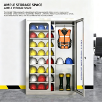Armoire de rangement pour casques de sécurité, armoire à casques de chantier, organisateur de casques d'usine, casier de rangement pour casques de mineur
