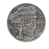 Pièce de monnaie en cuivre et argent personnalisée en usine, style vintage, pour jeu de société Moore, souvenir, pièce commémorative en métal