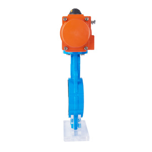 Válvula de Mariposa AGT Fabricada en Fábrica D671F-16Q DN50 65 80 125 Neumática de PTFE Tipo Wafer para Aceite, Agua y Gas con Estructura de Bola - Product Image 1