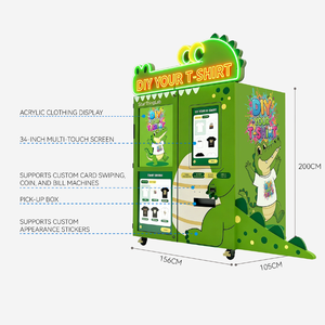 AI Printed T-Shirt Automatic Vending Machine with Stainless Steel Body 32-inch Touch Screen for Shopping Malls & Scenic Areas - Product Image 6