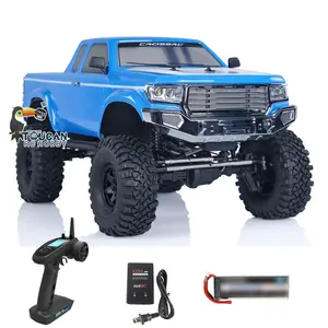 CROSSRC 4x4 RC 1/10 Crawler AT4V Transmisión de 2 velocidades RTR Coche Control remoto Vehículos Luces Modelo Regalo THZH1652