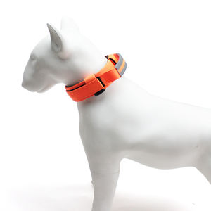Hochleistungs-taktisches Hunde halsband für große Hunde Schnellverschluss-Metalls chnalle Weiches Welpen halsband aus massivem Polyester im klassischen Stil - Product Image 6