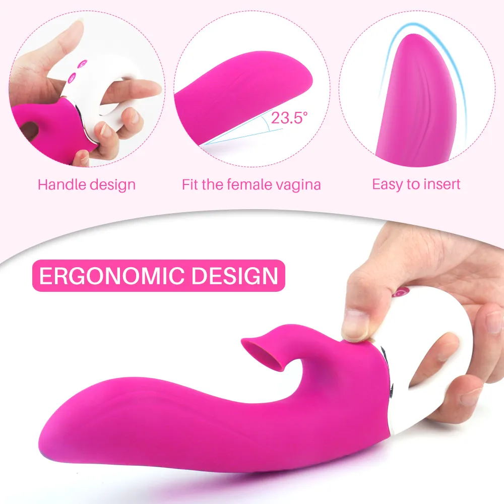 S-HANDE Nipple Sucking Sex Breast Massage Machine Adults Female Vagina Sex Toy Woman Clitoris Massage Dildo Sucking Vibrator