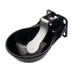 Abbeveratoio Automatico in Metallo con Leva per Bestiame, Vasca d'Acqua in Ghisa Resistente, Ciotola Automatica per Cavalli e Bovini da Fattoria - Product Image 1