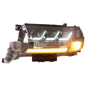 Faros LED de tres ojos modificados para Toyota Land Cruiser 2016 con conjunto de lentes para exportación, izquierdo y derecho - Product Image 1