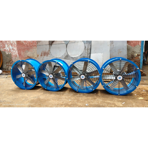 Ventilateur axial industriel à pales en aluminium, ventilateur de ventilation monté sur conduit, moteur à haut débit d'air, fil de cuivre, usage intensif - Product Image 6