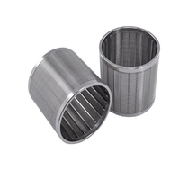 Filtre à caillebotis à fils croisés pour puits d'eau, double filtre, pour emballage de gravier, en acier inoxydable SS304 316L, pour vente en gros