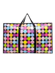 Sac de déménagement, sac de voyage, sac de rangement pour couette en coton, imperméable, non tissé, épais, portable, sac de shopping laminé - Product Image 4