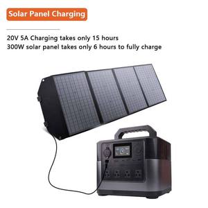 Batterie externe d'urgence 1200W, <span class=keywords><strong>allpowers</strong></span>, camping, station d'alimentation portable, panneau solaire pur sin, batterie externe mobile - Product Image 5