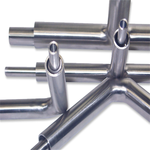 Prix du réducteur de té fiable Astm Super High Pure Sus Coaxial Pipe Accessoires pour tuyaux de vapeur - Product Image 2