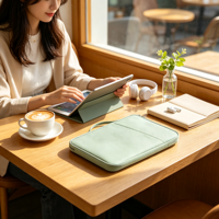 Housse d'ordinateur portable promotionnelle et professionnelle personnalisée, légère, résistante aux éclaboussures, 3 couches avec poches pour femmes et hommes, OEM ODM BSCI UK