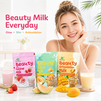 Boisson au collagène Beauty Milk pour l'éclat de la peau, poudre bien-être quotidienne, formule premium, marque privée, fabricant OEM ODM, fournisseur en gros