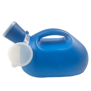 Urinoir en plastique pour hommes de 2000 ml, qualité hospitalière, adapté aux personnes âgées et aux patients alités, avec couvercle. - Product Image 2