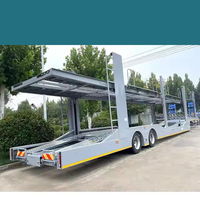 Semi-remorques porte-voitures à double étage, 2 essieux, 6 ou 8 voitures, fabriquées en Chine, en vente