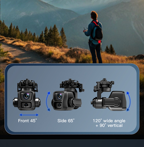 Kf100 Drone 4K Chuyên Nghiệp 3-Trục 30fps 50 Phút Dài Phạm Vi Màn Hình Lớn Điều Khiển Từ Xa Ổn Định Gimbal Với GPS Quà Tặng Drone - Product Image 4