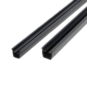 Perfil de Aluminio en Forma de U, Tira de Canal de 8mm 10mm para Montaje de Láminas de Vidrio, Acrílico y PC, Conector Antivibración - Product Image 1