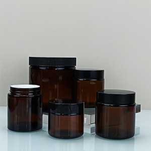 Precio de Fábrica, Frascos de Vidrio Ámbar de 2 oz con Tapas, Frascos de Vidrio Ámbar de 60 ml con Tapas Negras - Product Image 5