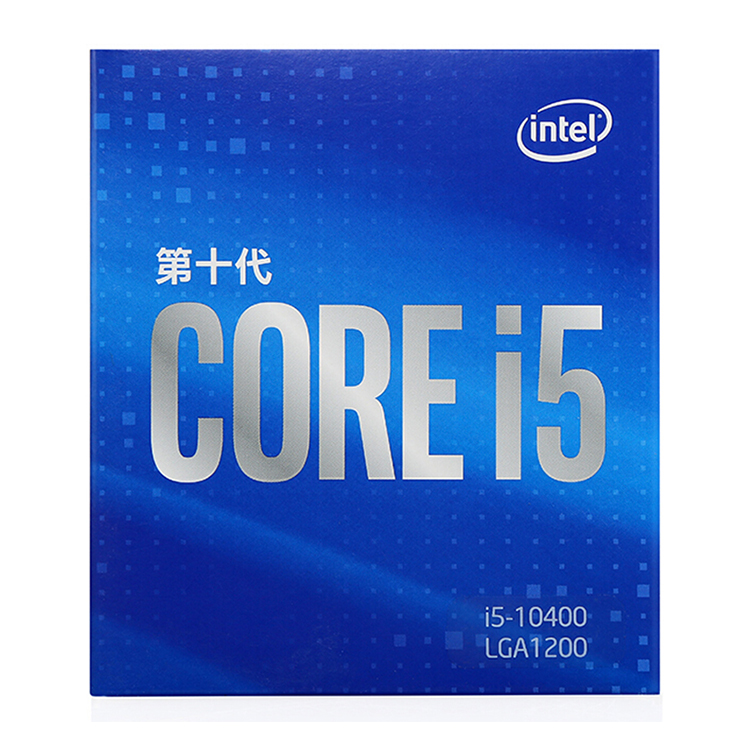 New Intel Core i5 10400 Processor, 6 Cores up to 4.3GHz, 65W, DDR4