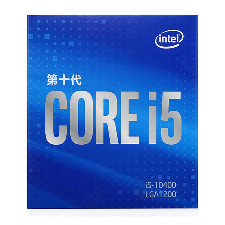 New Intel Core i5 10400 Processor, 6 Cores up to 4.3GHz, 65W, DDR4