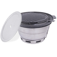 Grill Yakiniku de table de style coréen le plus vendu, barbecue au charbon de bois avec revêtement en poudre, produit de grillade le plus vendu