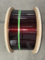 Fil magnétique plat émaillé en aluminium QZY résistant aux hautes températures (ROHS) pour applications transformateur/moteur 220°C
