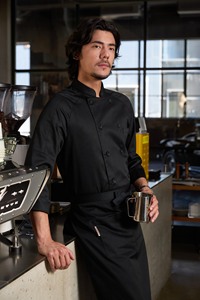 زي طهاة احترافي للرجال للفنادق والمطاعم، ملابس عمل متينة لموظفي الطهي في مجال الضيافة - Product Image 5