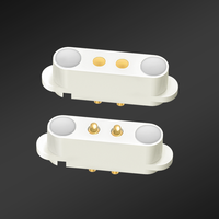 Chargeur magnétique à ressort Pogopin plaqué or 2pin connecteur à broches Pogo pour câble et appareils électroniques
