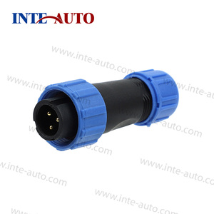 Conectores de Cable Impermeables Circulares IP68, Conector de Cable <span class=keywords><strong>SP</strong></span> 13 17 21 Personalizado de 4 5 6 Pines, Conector de Cable Impermeable M19 de <span class=keywords><strong>2</strong></span> 3 4 5 Pines - Product Image 2