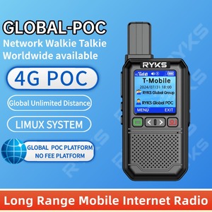 Walkkies Talkies 4G Walkie Talkie 5000Km Radio de dos vías Set inalámbrico al aire libre No para Zello Baofeng Uv 5R Quansheng - Product Image 3