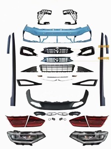 Kit Carrozzeria Stile R Line, Set Paraurti Anteriore e Posteriore con Luci per Volkswagen VW <span class=keywords><strong>Passat</strong></span> B8 B8.5 2016-2022 - Product Image 2