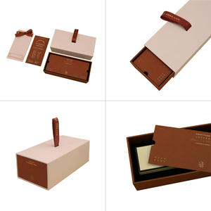 Scatole Regalo Portatili per Bomboniere con Manico a Nastro e Design a Cassetto Scorrevole per Facile Apertura, Elegante Confezione in Carta per Occasioni Speciali - Product Image 3