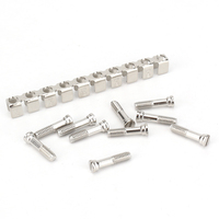 Pont fixe FBI 10-8 pour borniers de 8 mm, barre de liaison à 10 positions pour connecteurs de borniers modulaires sur rail DIN