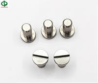 High Precision Fastener Pins Polished Stainless Steel and Aluminum Metal Slotted Head Round End Dowel Wholesale