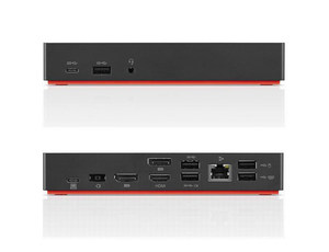 Base de Conexión 40AS Gen 2 Universal, Monitor 4K HD, Concentrador de Expansión con Múltiples Puertos USB para <span class=keywords><strong>Lenovo</strong></span> <span class=keywords><strong>ThinkPad</strong></span> X1 X280 Thunderbolt 4 - Product Image 2