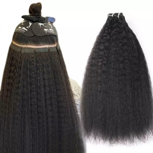 Toptan uzatma de cheveux naturel 100 rus saç ekleme çift beraberlik sapıkça düz bant saç uzatma - Product Image 1