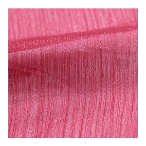 Tissu 100% Polyester à imprimés, mousseline de soie, polycouleur argent, or et métallique, étoffe en mousseline de soie brillante et scintillante - Product Image 6