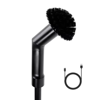 Brosse de nettoyage électrique rotative 9-en-1 sans fil, batterie 2000 mAh rechargeable, étanche IPX6
