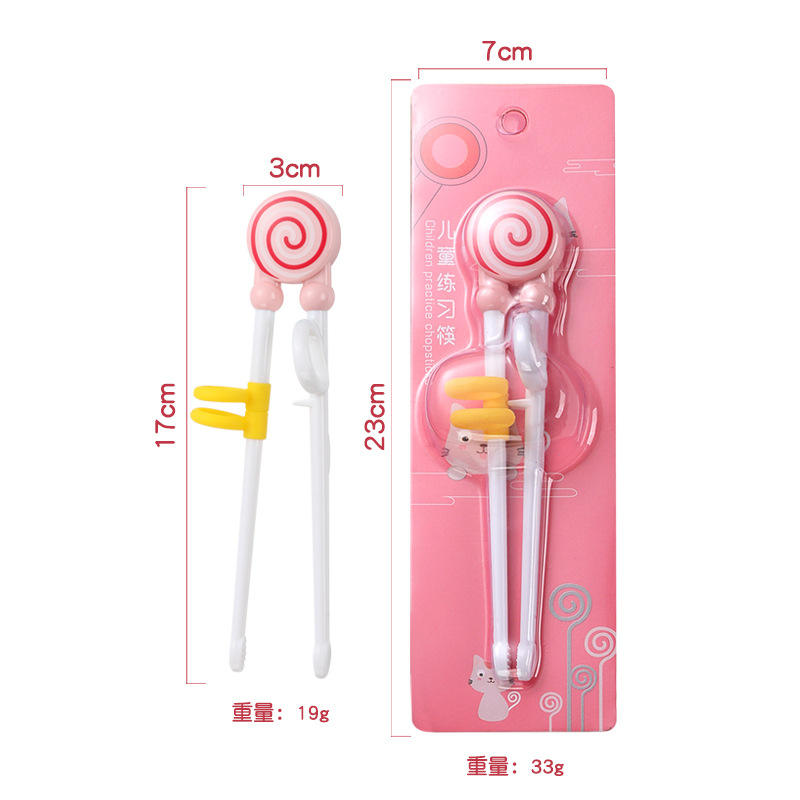 Sucettes roses (emballage en carte papier)