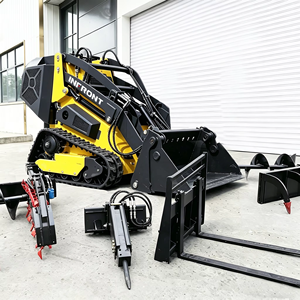 Mini-chargeuse sur chenilles diesel <span class=keywords><strong>Kubota</strong></span> Euro 5 EPA 400 kg avec broyeur forestier et tondeuse <span class=keywords><strong>à</strong></span> gazon - Product Image 1
