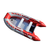 Bateau gonflable Portable en océan de 4.7m, radeau pneumatique, robuste, avec sol en aluminium